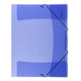 Spisové desky A4 s gumou Opaline - modrá
