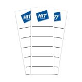 Štítky na pořadače samolepicí - pro pořadače šíře 75 mm / 10 ks