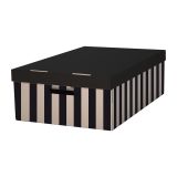 Krabice úložná s víkem - 56 x 37 x 18 cm / 2 ks