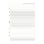 Náplň do diáře Filofax Linajková/ bílá, A5