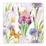 Obrúsky TaT 33x33cm Iris with Butterfly