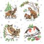 Ubrousky DAISY L (20ks) Winter Animals
