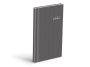diář 2026 T806 PVC dark gray 90x170mm 7781510