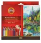Akvarelové pastelky Koh-i-noor Mondeluz 3714  72 ks