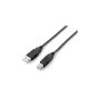 USB kabel 2.0 pro tiskárnu, USB-A / USB-B, 1 m, EQUIP 128863