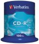 CD-R 700MB, 80min., 52x, DL Extra Protection, Verbatim, 100-cake ,balení 100 ks