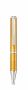 23469-24 Kuličkové pero SL-F1, modrá, 0,24 mm, teleskopické, kovové, zlaté tělo, ZEBRA