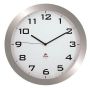 Nástěnné hodiny Horissimo, stříbrné, 38 cm, ALBA