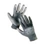 Ochranné rukavice bezešvé - BUNTING / černé / vel.10