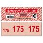 Šatnové bloky Baloušek 135 x 47 mm / 1-200 / 8 odstínů barev / ET295