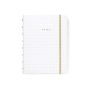 Blok Filofax Notebook Moonlight bílá - A5/56l