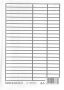 Podložka do sešitů A5 papírová - linka / linka