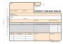 Optys 1081 příjmový pokladní doklad číslovaný 2 x 50 listů NCR A6