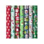 Vánoční balicí papír - dětský mix / 70 x 200 cm