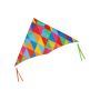 Létající drak nylonový barevný 125 x 70 cm