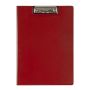 Dvojdeska A4 s klipem - červená
