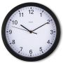 Nástěnné hodiny Hama Elba černé / tichý chod / průměr 25 cm