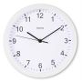 Nástěnné hodiny Hama Elba bílé / tichý chod / průměr 25 cm