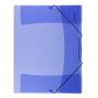 Spisové desky A4 s gumou Opaline - modrá