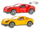 Auto sportovní 38cm na volný chod 2barvy v síťce