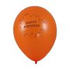 Balón M 25 cm, Happy Birthday / 10 ks /