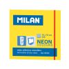 Blok lep NEON MILAN 76 x 76 mm žlutý