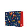 Dárková taška horizontální - Animals in a Christmas mood 33,5x26,5x13 cn