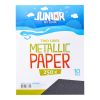 Dekorační papír A4 10 ks černý metallic 250 g