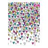 Deska s gumičkou Happy Color 24 x 31 cm (A4) karton - My Love bílá