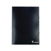Deska s gumičkou, kartonová A4, VICTORIA, černá
