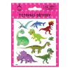 Dětské tetovací obtisky - dinosauři 04