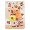 Dětský zápisník A5, 80 listů, měkké PU desky - Capybara