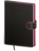 Diář 2026 týdenní A5 Flip - antracit/magenta