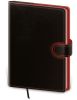 Diář 2026 týdenní A5 Flip - černý/červený