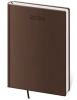 Diář 2026 týdenní A5 měkký - hnědý