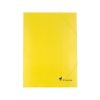Doska s gumičkou, kartonová, A4, VICTORIA, žlutá