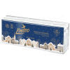 Hygienické kapesníky Linteo Vánoce DEN & NOC 10 x 10 ks (3 vrstvé)