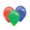 Balón L 30 cm, Hvězdy / 5 ks /