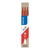 Náplň gumovací PILOT Frixion 0,7 mm/3 ks - červená