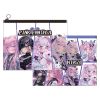 Obal na dokumenty A4 se zipem M&G Pink Fantasy (2 designy)