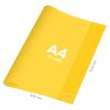 Obal na notebook A4 PVC 432x304 mm - průhledný/žlutý