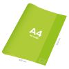 Obal na notebook A4 PVC 432x304 mm Neon Color - průhledný/zelený