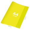 Obal na notebook A4 PVC 432x304 mm Neon Color - průhledný/žlutý