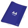 Obal na notebook A4 PVC 432x304 mm - průhledný/modrý