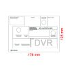 Obálka DVR B6 125x176 mm samoprepis