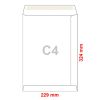 Obálky C4 229x324 mm samolepící, 10 ks