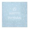 Ubrousky PAW L 33x33cm Special Day (light blue)