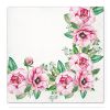 Ubrousky TaT 33x33cm Floral Border