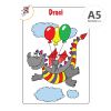 Omalovánka A5 - Draci