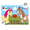 Omalovánka A5 LUX - Poníci